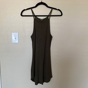 Olive green dress